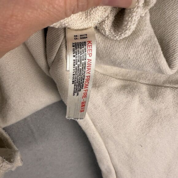 Free People Crop Pullover Sweatshirt Womens Size L Boho Festival Indie - Picture 4 of 6